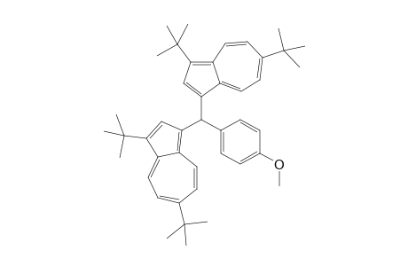 1,6-Ditert-butyl-3-[(3,6-ditert-butyl-1-azulenyl)(4-methoxyphenyl)methyl]azulene