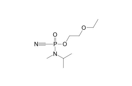 O-ethoxyethyl N-isopropyl N-methyl phosphoramidocyanidate