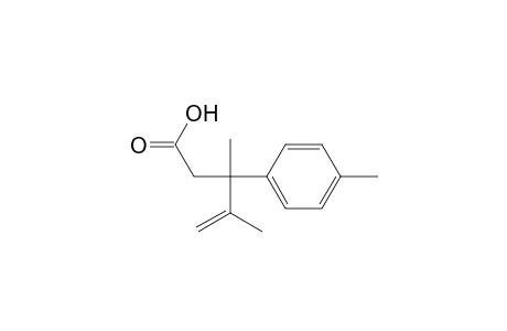 3,4-Dimethyl-3-(4-methylphenyl)pent-4-enoic acid