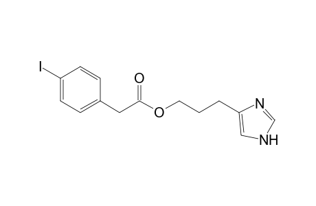 2-(4-iodophenyl)acetic acid 3-(1H-imidazol-5-yl)propyl ester