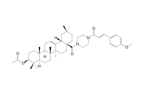 (3-ACETOXY-OLEAN-12-EN-28-YL)-[4-(4'-METHOXY)-CINNAMAMIDO-PIPERAZIN-1-YL]-METHANONE