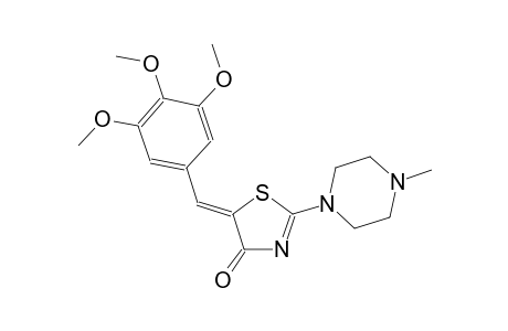(5Z)-2-(4-methyl-1-piperazinyl)-5-(3,4,5-trimethoxybenzylidene)-1,3-thiazol-4(5H)-one