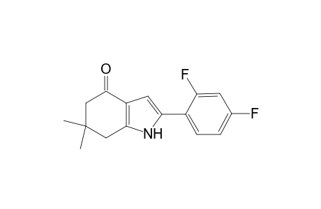 2-(2,4-Difluorophenyl)-6,6-dimethyl-6,7-dihydro-1H-indol-4(5H)-one