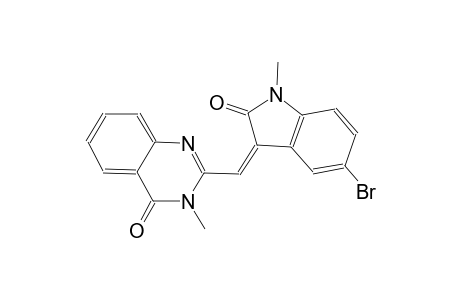 4(3H)-quinazolinone, 2-[(Z)-(5-bromo-1,2-dihydro-1-methyl-2-oxo-3H-indol-3-ylidene)methyl]-3-methyl-