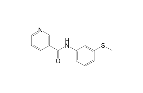 N-(3-methylsulfanylphenyl)pyridine-3-carboxamide