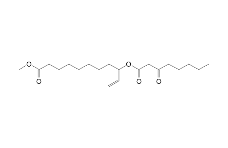 10-Undecenoic acid, 9-(3-oxooctanoyloxy)-, methyl ester