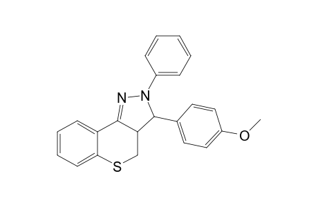3-(4-Methoxyphenyl)-2-phenyl-2,3,3a,4-tetrahydro[1]benzothiopyrano[4,3-c]pyrazole