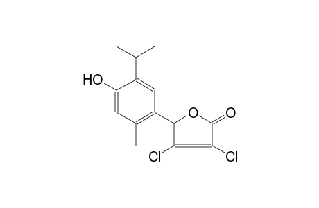 3,4-dichloro-5-(4-hydroxy-5-isopropyl-2-methylphenyl)-2(5H)-furanone