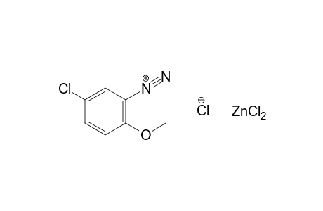 5-chloro-2-methoxybenzenediazonium chloride, compound with zinc chloride(2.1)