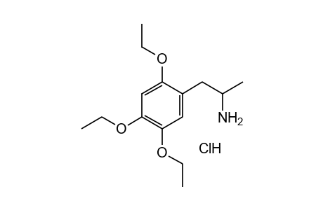 alpha-METHYL-2,4,5-TRIETHOXYPHENETHYLAMINE, HYDROCHLORIDE