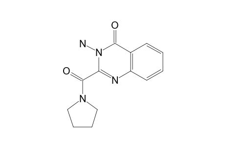 3-AMINO-2-[(1-PYRROLIDINYL)CARBONYL]-4(3H)-QUINAZOLINONE
