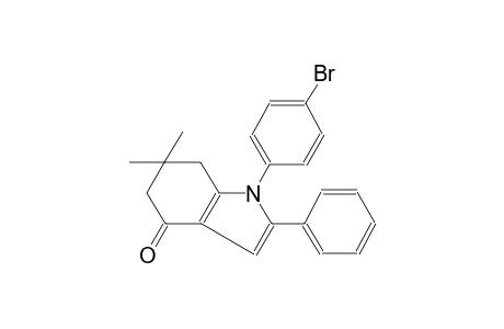 4H-indol-4-one, 1-(4-bromophenyl)-1,5,6,7-tetrahydro-6,6-dimethyl-2-phenyl-