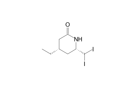 (4S*,6S*)-6-(Diiodomethyl)-4-ethylpiperidin-2-one