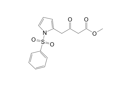 4-(1-besylpyrrol-2-yl)-3-keto-butyric acid methyl ester