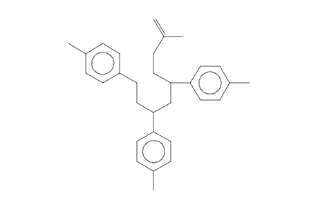 1-Methyl-4-(6-methyl-3-(4-methylphenyl)-1-[2-(4-methylphenyl)ethyl]-6-heptenyl)benzene