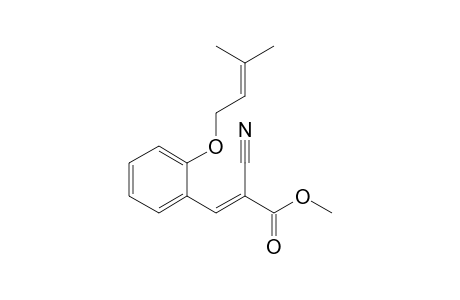 Methyl 3-[2'-(3"-methyl-2"-butenyloxy)phenyl]-2-cyano-2-propenylate