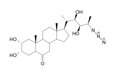 (22R,23R,24R)-24-Azido-26,27,28-trinorcastasterone-2,3,22,23-tetraol