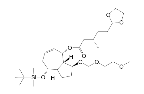 (1S,3aR,4R,8S,8aR)-4-[(tert-Butyldimethyl)siloxy]-1-[(2-methoxyethoxy)methoxy]-8-[5-(1,3-dioxolan-2-yl)-(3S)-3-(methyl)pentanoyl]-1,2,3,3a,4,5,8,8a-octahydroazulene
