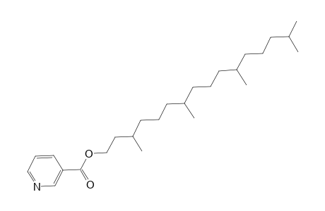 3,7,11,15-tetramethylhexadecyl pyridine-3-carboxylate