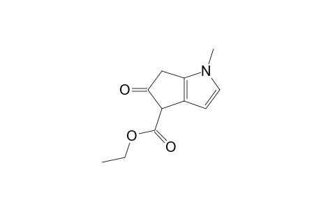1-Methyl-5-oxo-1,4,5,6-tetrahydrocyclopenta[b]pyrrole-4-carboxylic acid ethyl ester