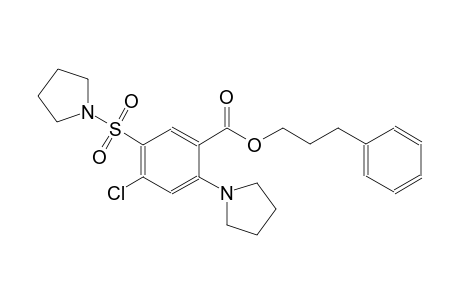 benzoic acid, 4-chloro-2-(1-pyrrolidinyl)-5-(1-pyrrolidinylsulfonyl)-, 3-phenylpropyl ester