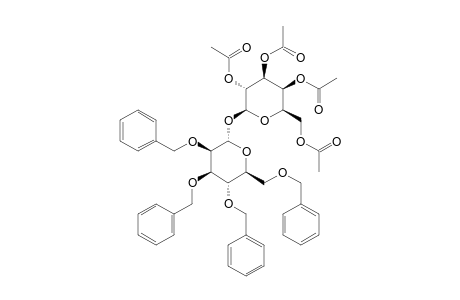 2,3,4,6-TETRA-O-ACETYL-BETA-D-GALACTOPYRANOSYL-2,3,4,6-TETRA-O-BENZYL-ALPHA-D-MANNOPYRANOSIDE