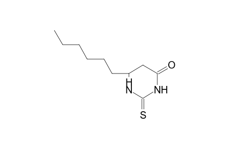 4(1H)-pyrimidinone, 6-hexyltetrahydro-2-thioxo-