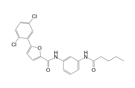 5-(2,5-dichlorophenyl)-N-[3-(pentanoylamino)phenyl]-2-furamide