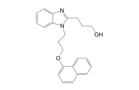 1H-1,3-Benzimidazole-2-propanol, 1-[3-(1-naphthalenyloxy)propyl]-