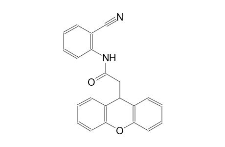 9H-xanthene-9-acetamide, N-(2-cyanophenyl)-