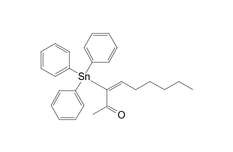 (Z)-3-triphenylstannyl-3-nonen-2-one