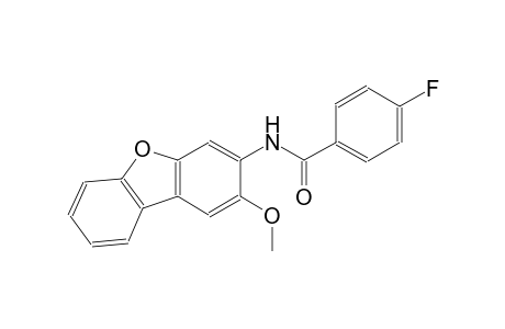 4-fluoro-N-(2-methoxydibenzo[b,d]furan-3-yl)benzamide