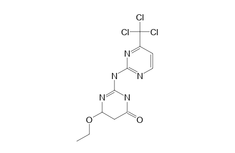 6-ETHOXY-2-[[4-(TRICHLOROMETHYL)-PYRIMIDIN-2-YL]-AMINO]-5,6-DIHYDROPYRIDIN-4(3H)-ONE