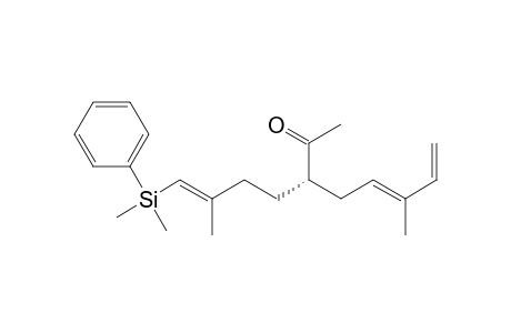 (1E,5S,7E)-5-Acetyl-2,8-dimethyl-1-(phenyldimethylsilyl)-1,7,9-decatriene