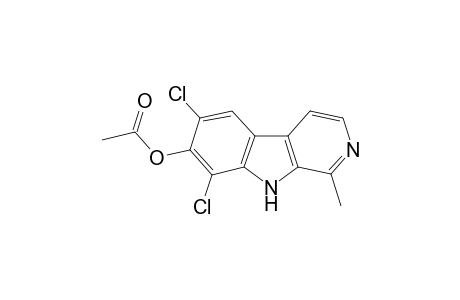 6,8-Dichloro-7-acetylharmol