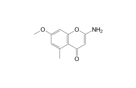2-amino-7-methoxy-5-methyl-chromen-4-one