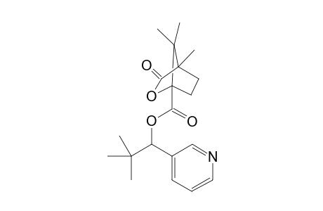 rac-1-( Pyridin-3-yl)-2,2-dimethylpropyl camphanate