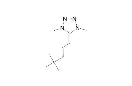 5-[(E)-4,4-dimethylpent-2-enylidene]-1,4-dimethyltetrazole