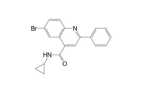 6-Bromo-N-cyclopropyl-2-phenyl-4-quinolinecarboxamide