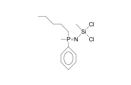 (Dichloro-methyl-silylimino)-methyl-pentyl-phenyl-phosphorane