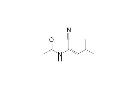 N-[(E)-1-cyano-3-methyl-but-1-enyl]acetamide
