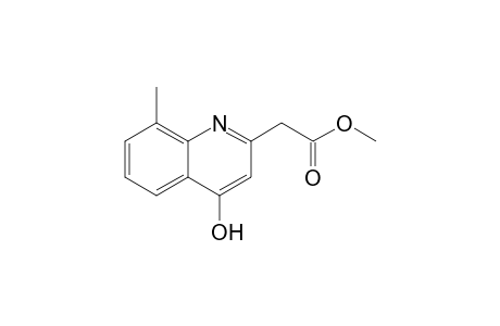 Methyl 2-(4'-hydroxy-8'-methylquinolin-2'-yl)-acetate