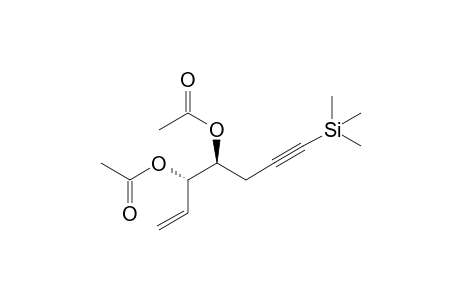 (3S,4S)-3,4-Diacetoxy-7-(trimethylsilyl)hept-1-en-6-yne