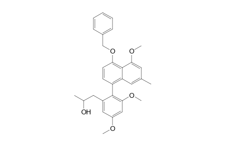 1,5-Dimethoxy-4-(4-benzyloxy-5-methoxy-7-methylnaphthyl)-3-(2-hydroxypropyl)benzene