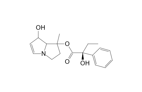 Benzeneacetic acid, .alpha.-ethyl-.alpha.-hydroxy-, (2,3,5,7a-tetrahydro-1-hydroxy-1H-pyrrolizin-7-yl)methyl ester, [1R-[1.alpha.,7(S*),7a.beta.]]-