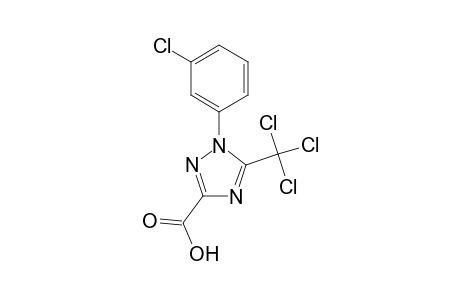 1H-1,2,4-Triazole-3-carboxylic acid, 1-(3-chlorophenyl)-5-(trichloromethyl)-