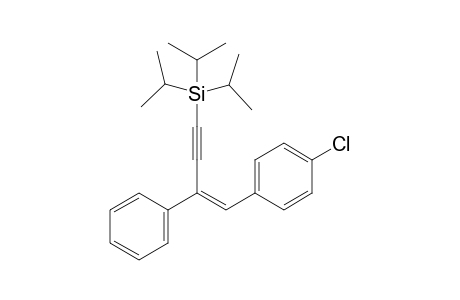 (Z)-(4-(4-Chlorophenyl)-3-phenylbut-3-en-1-yn-1-yl)triisopropylsilane
