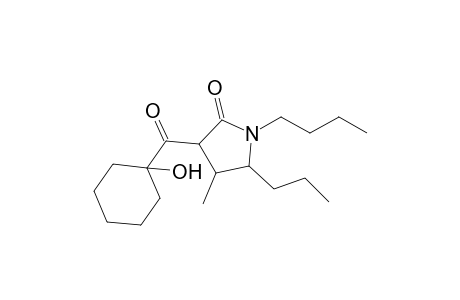 1-Butyl-3-[(1'-hydroxycyclohexyl)carbonyl]-4-methyl-5-propylpyrrolidin-2-one