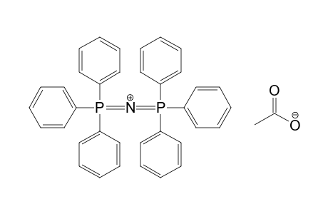Bis(triphenylphosphoranylidene)ammonium acetate