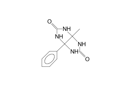 3a-Methyl-4a-phenyl-tetrahydro-imidazo(4,5-D)imidazole-2,5-dione